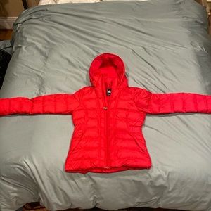 Red The North Face Puffer Jacket